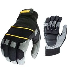 Рукавички DeWalt з накладкою ToughThread та гелевою вставкою, з захистом від порізів, розмір L/9(DPG33L)