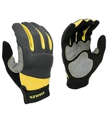 Перчатки Stanley с дополнительными накладками на ладони и пальцах, размер L/9 (SY660L)