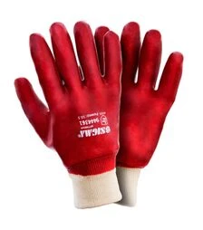 Рукавички трикотажні Sigma з повним ПВХ покриттям, розмір 10 (9444361)