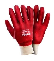 Рукавички трикотажні Sigma з повним ПВХ покриттям, розмір 10, 12 пар (9444371)