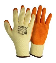 Рукавички трикотажні Sigma з частковим латексним покриттям крінкл, розмір 10 (9445461)