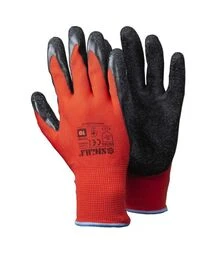 Рукавички трикотажні Sigma з частковим латексним спіненим покриттям, розмір 10 (9445581)