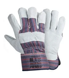 Перчатки комбинированные Sigma замшевые, размер 10,5, класс ВС цельная ладонь (9448361)