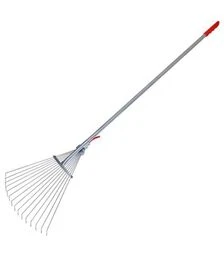 Грабли веерные WERK WR-004 с металлическим древком (126156)