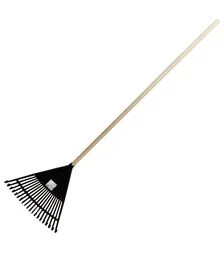 Грабли веерные WERK WR-003 с деревянным древком (133587)