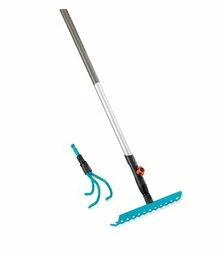 Комплект GARDENA Combisystem: грабли 30 см + разрыхлитель 9 см + ручка 130 см (03004-20.000.00)