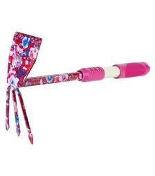 Мотыга комбинированная Flora, плоская + 3-х зубчатая pink TPR (5043184)