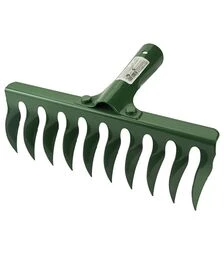 Граблі садові Grad кручені 10 зубців 265×82мм із заклепковим кріпленням (5051905)