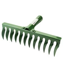 Граблі садові Grad кручені 12 зубців 320×82мм із заклепковим кріпленням (5051915)