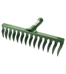 Граблі садові Grad кручені 14 зубців 370×82мм із заклепковим кріпленням (5051925)