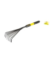 Грабли садовые MASTERTOOL 510х160 мм с удлиненной металлической ручкой (14-6168)