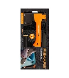 Подарочный набор Fiskars: топор X5 XXS+ нож + точилка (1057913)
