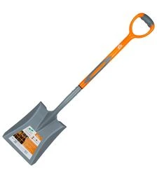 Лопата совкова Flora з пластиковою ручкою 280×240×1050мм, 1,8кг (5046034)