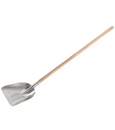 Лопата для снігу/зерна Stocker 2479 алюмінієва, з дерев'яною ручкою