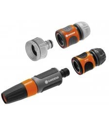 Насадка для поливу GARDENA Classic + комплект з'єднувачів 1/2" - 5/8" (18295-20.000.00)