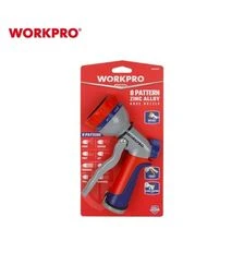 Пистолет-распылитель для полива WORKPRO 3/4", сопло из цинкового сплава, 8 режимов (WP334010)