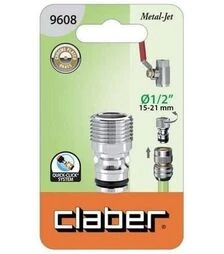 Адаптер Claber 1/2"В для коннектора поливочного шланга, металл (96050000)