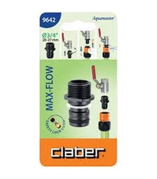 Адаптер Claber "Максимальний потік", 3/4"Н для конектора поливального шлангу (96420000)