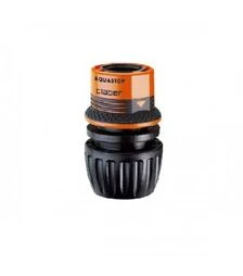 Коннектор Claber Ergogrip 1/2"-5/8" для поливочного шланга с системой аквастоп (85440000)