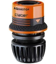 Коннектор Claber Ergogrip 1/2"-5/8" для поливочного шланга с системой аквастоп (85450000)