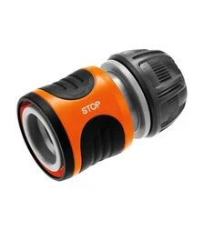 Коннектор GARDENA для шланга 1/2"-5/8" с автостопом (18213-29.000.00)