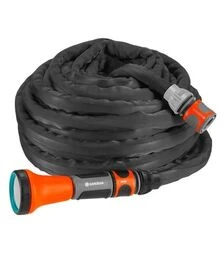 Шланг текстильний GARDENA Liano 1/2" 10 м + комплект для поливу (18425-20.000.00)