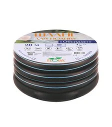 Шланг для поливу Flora Обсидіан, 4 шари, армований, ¾", 50м (5064064)