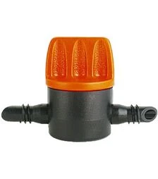 Кран Claber 6*6 мм для трубки крапельного поливу, 1/4", 5 шт. (912700000)