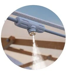 Система охолодження повітря мікротуманом Claber: шланг 12 м, 9 форсунок, набір кріплень (907520000)