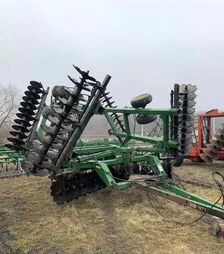 Борона дисковая John Deere 637, 9 м, б/у