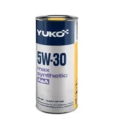 Моторное масло Yuko MAX SYNTHETIC A&A 5W-30, 1 л