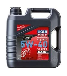 Моторное масло Liqui Moly Motorbike 4T синтетическое 5W-40, 4 л