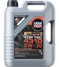 Моторное масло Liqui Moly Top Tec 4310 0W-30, 5 л