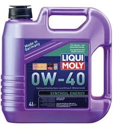 Моторное масло Liqui Moly Synthoil Energy 0W-40, 4 л