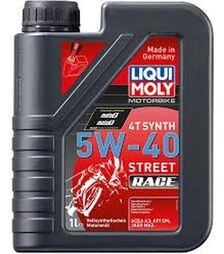 Моторное масло Liqui Moly Motorbike 4T синтетическое 5W-40, 1 л