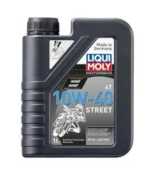 Моторное масло Liqui Moly Motorbike 4T нс-синтетическое 10W-40, 1 л