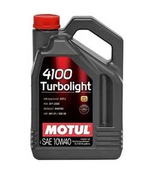 Моторна олива Motul 4100 Turbolight 10W-40, 4 л