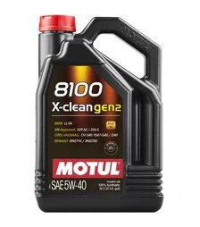 Моторное масло Motul 8100 X-clean GEN-2 5W-40, 5 л