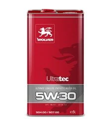 Моторное масло WOLVER ULTRATEC C3 5W-30, 5 л