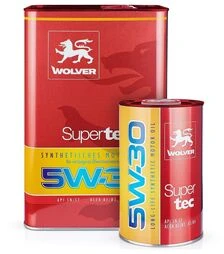 Моторное масло WOLVER SUPERTEC 5W-30, 4 л