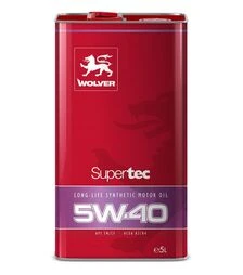 Моторное масло WOLVER SUPERTEC 5W-40, 5 л