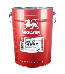 Моторное масло WOLVER SUPER LIGHT 10W-40, 20 л