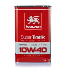 Моторное масло WOLVER SUPER TRAFFIC 10W-40, 4 л