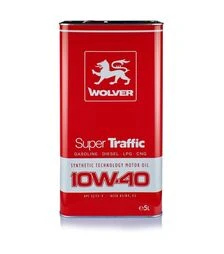 Моторное масло WOLVER SUPER TRAFFIC 10W-40, 5 л