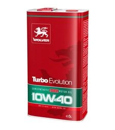 Моторное масло WOLVER TURBO EVOLUTION 10W-40, 5 л