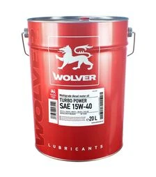Моторное масло WOLVER TURBO POWER 15W-40, 20 л