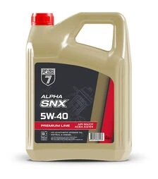 Моторное масло 7FLAGS ALPHA SNX 5W-40 API SN/CF, 4 л