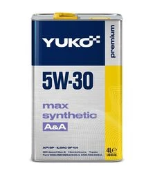 Моторное масло VUKO MAX SYNTHETIC A&A 5W-30 API SP, 4 л