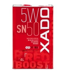 Моторна олива XADO Atomic Oil Red Boost 5W-50 SN, 4 л