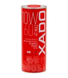 Моторна олива XADO Atomic Oil Red Boost 10W-60 4T MA2, 1 л